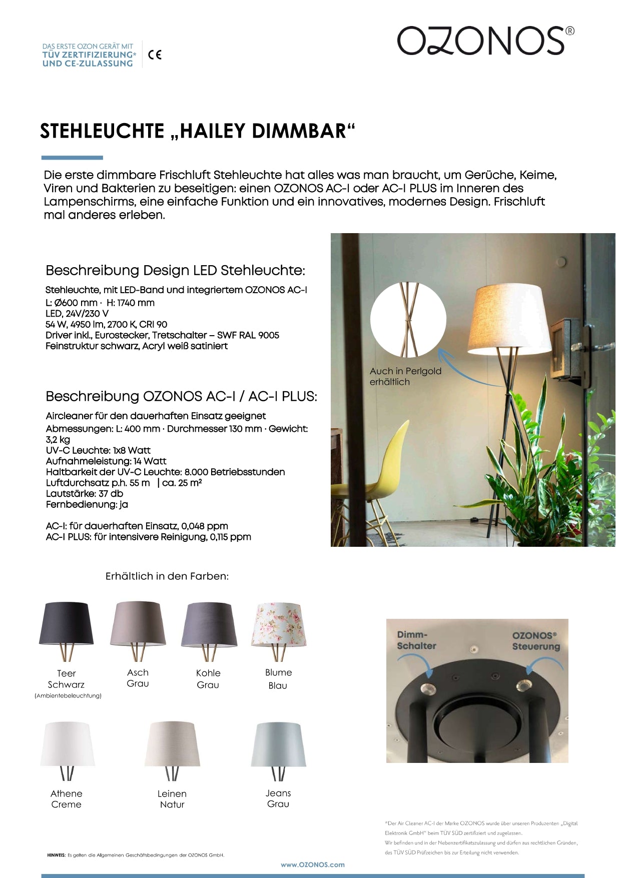 Stehleuchte “HAILEY”